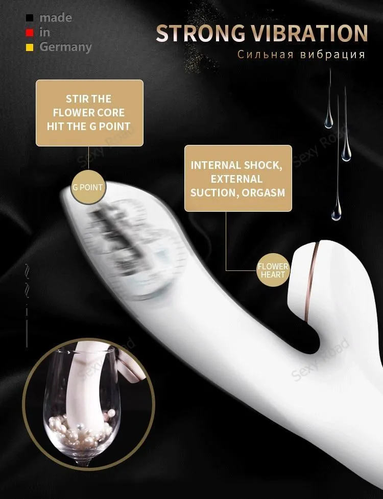 Satisfyer 10 Speed Sucking Nipple Rabbit Vibrators Clit Stimulation
