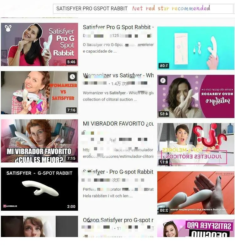 Satisfyer 10 Speed Sucking Nipple Rabbit Vibrators Clit Stimulation