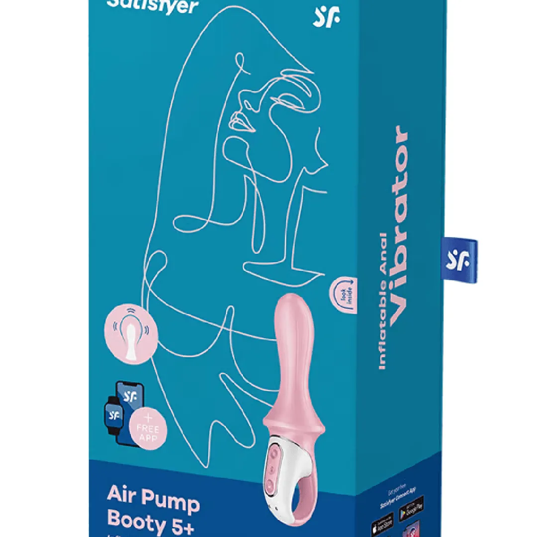 Satisfyer Air Pump Booty Inflatable Textured Vibrator