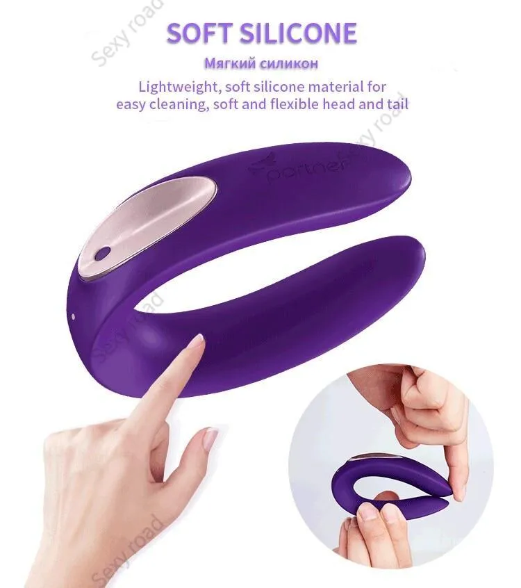 Satisfyer Partner Plus  G Spot  Silicone Vibration Wireless Remote Control Vibrator