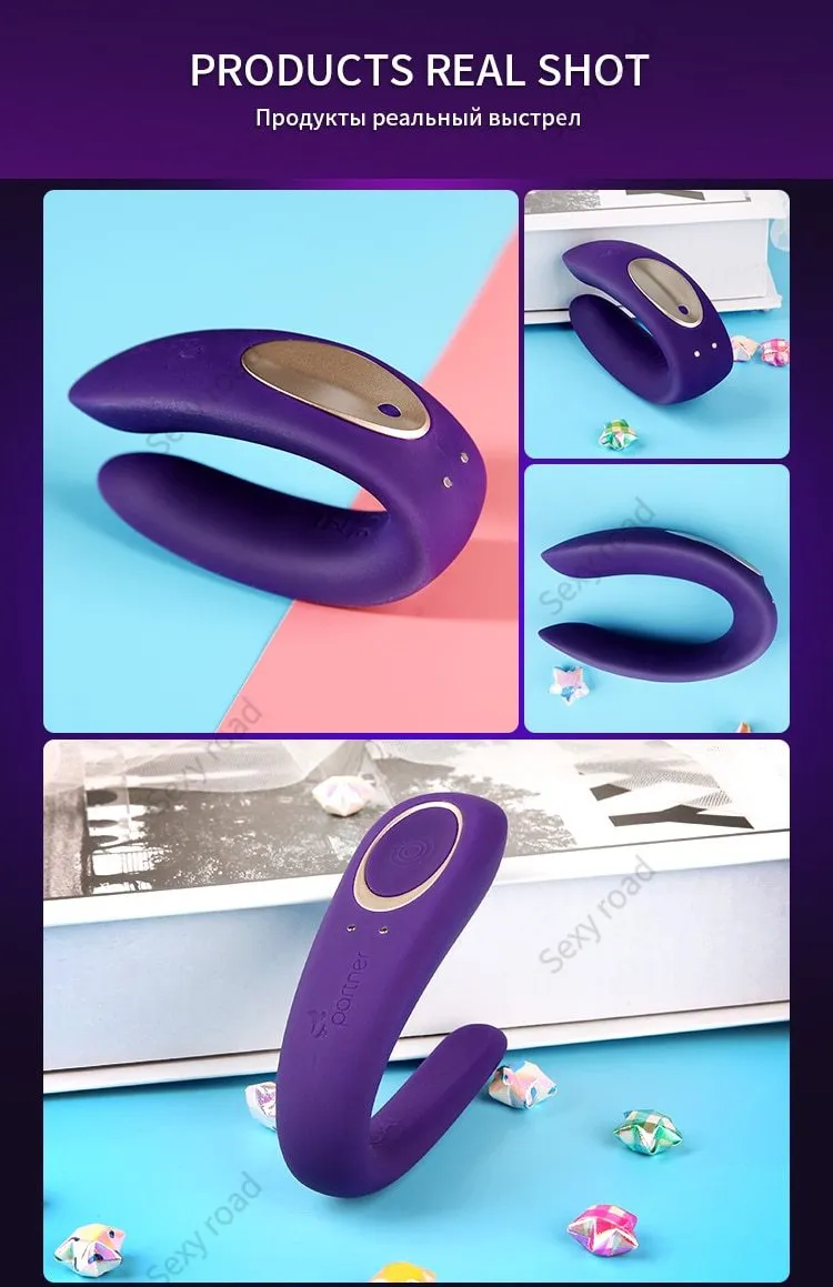 Satisfyer Partner Plus  G Spot  Silicone Vibration Wireless Remote Control Vibrator