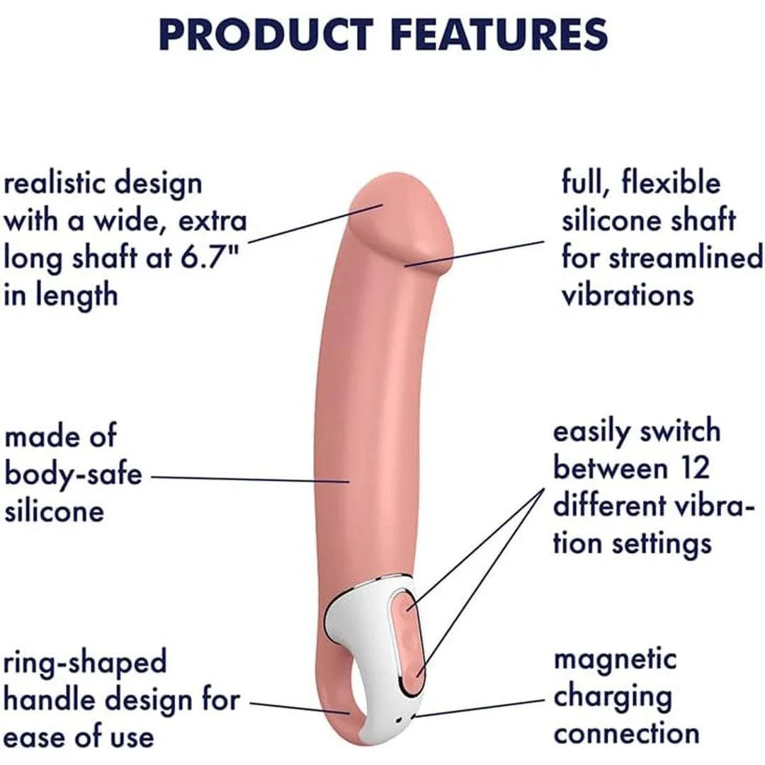 Satisfyer Vibes Master XXL G-Spot Vibrating Dildo