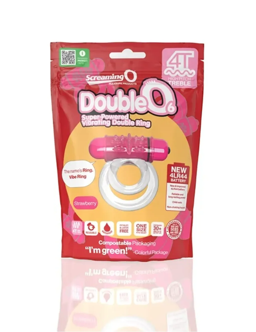 Screaming O 4B DoubleO 6 Vibrating C-Ring
