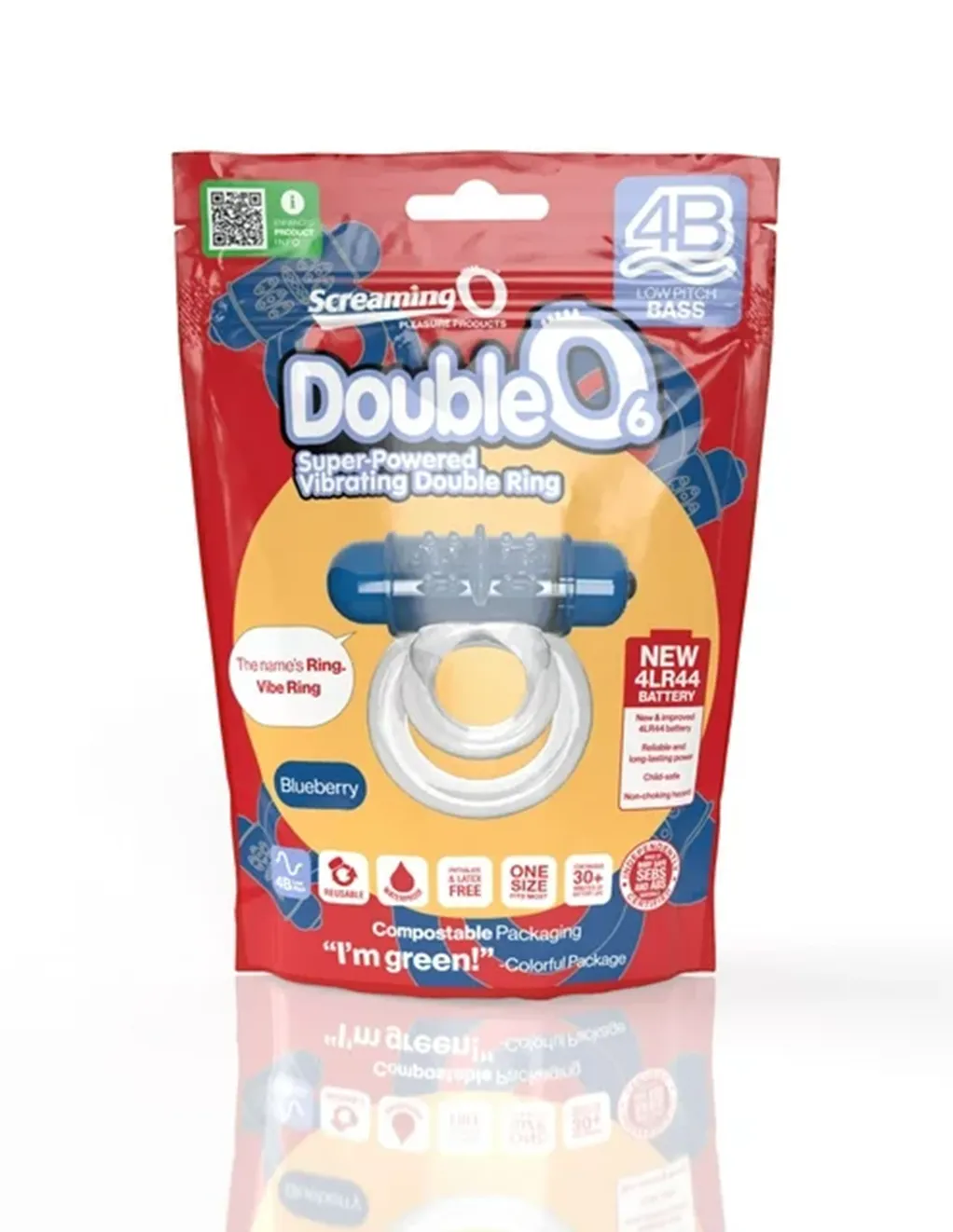 Screaming O 4B DoubleO 6 Vibrating C-Ring