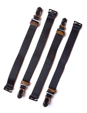Set of 4. Detachable 3/4 Garter Straps
