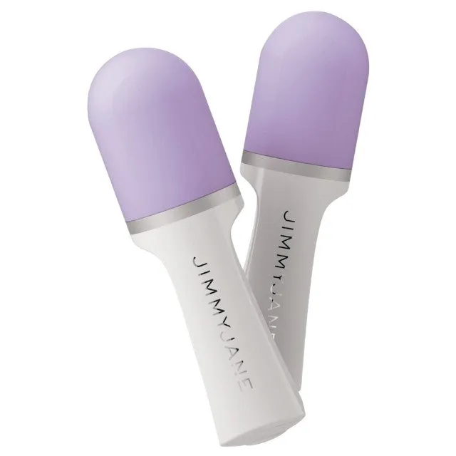 Set stimulatoare pentru clitoris JIMMYJANE Hello Touch Pro. control prin telecomandă. 2 x 10 funcții de vibrație. cu huse pentru deget. mov