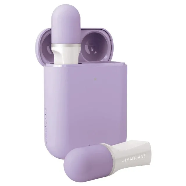 Set stimulatoare pentru clitoris JIMMYJANE Hello Touch Pro. control prin telecomandă. 2 x 10 funcții de vibrație. cu huse pentru deget. mov