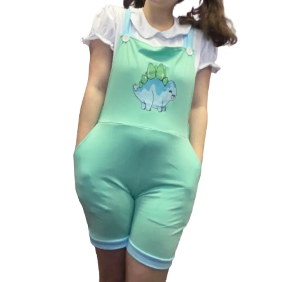 Shortalls with Pockets Dinosaur