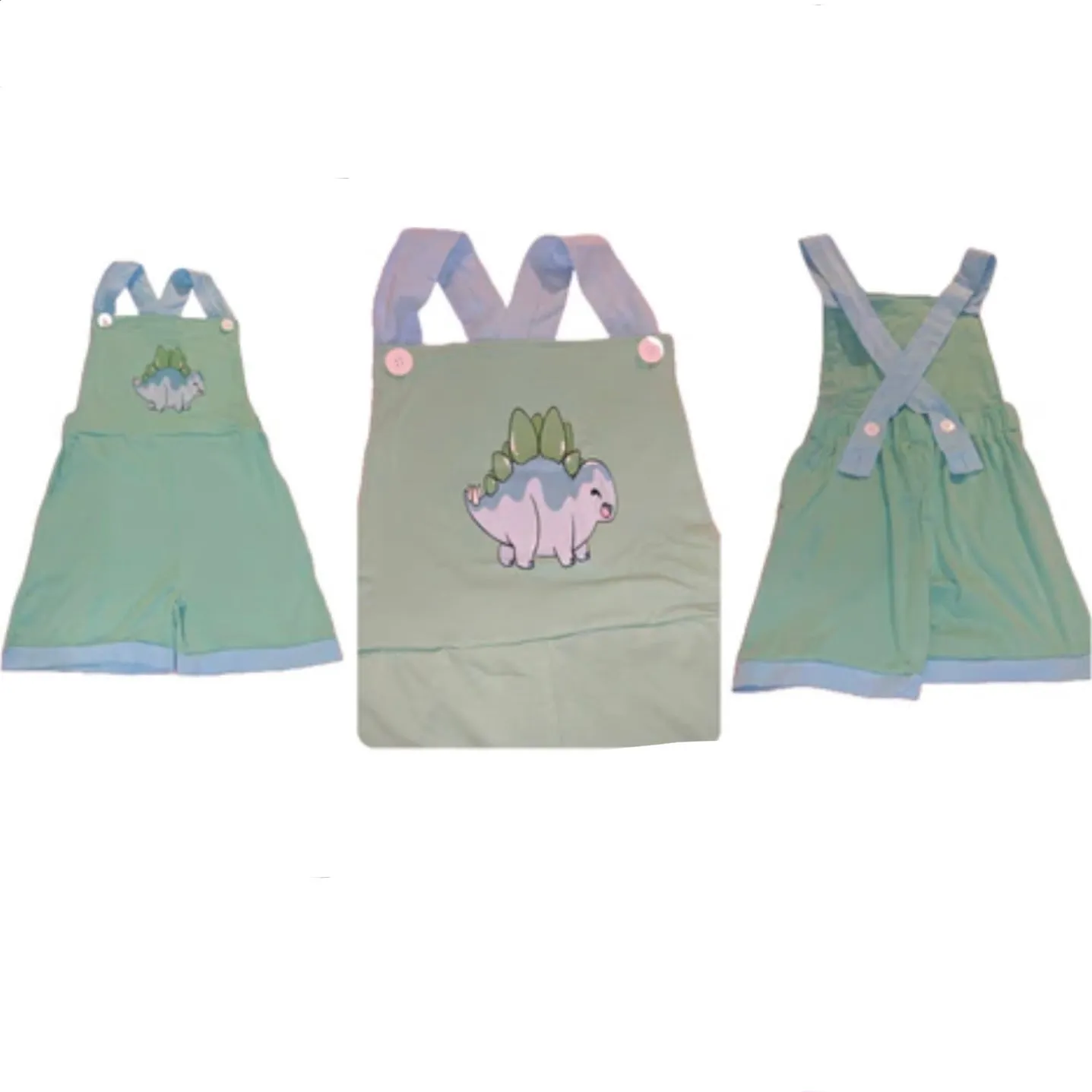 Shortalls with Pockets Dinosaur