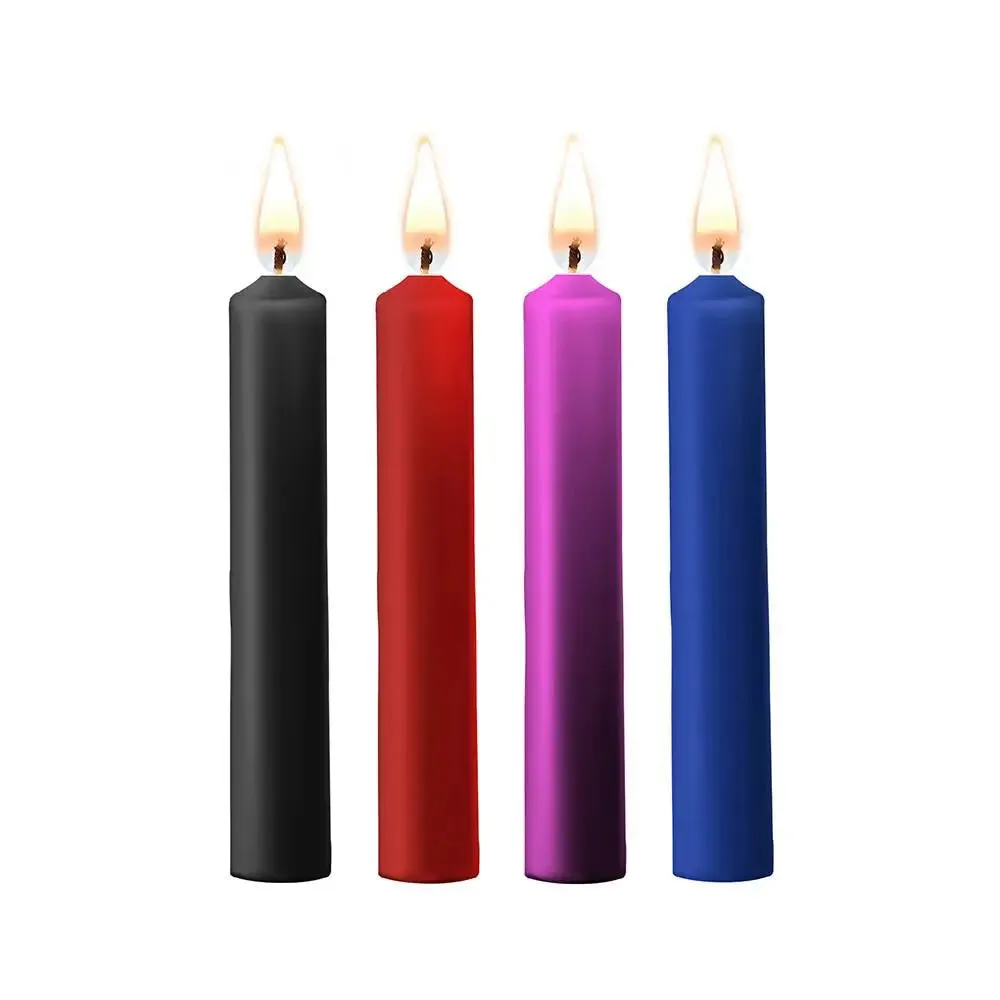 Shots Toys Small Teasing Wax Massage Candles 4 Pack