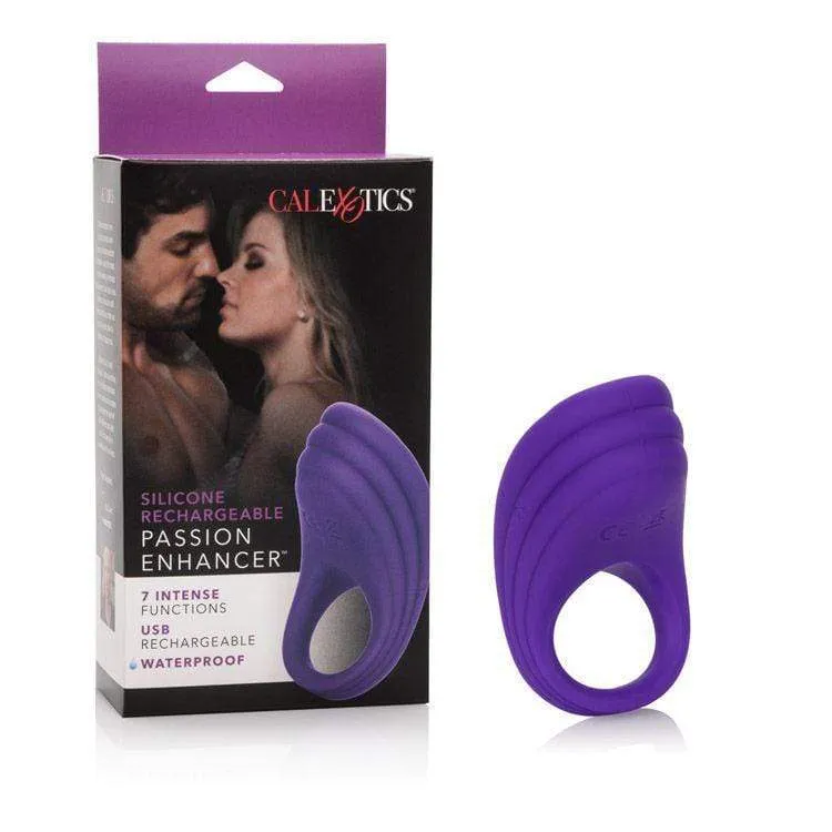 Silicone Passion Enhancer Vibrating Cock Ring