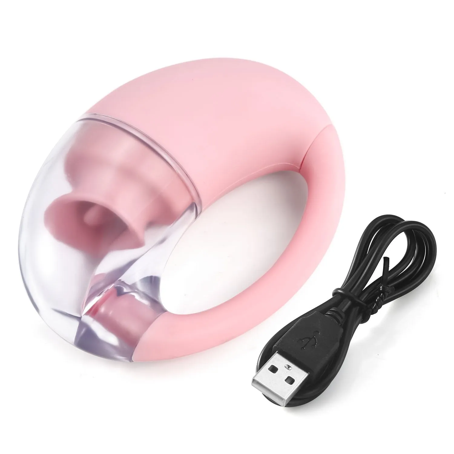 Simulate Tongue Rotation Vibrator Clitoral Pussy Nipple Licking Toy