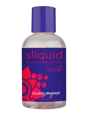 Sliquid Natural Swirl. Strawberry Pomegranate. 4.2oz
