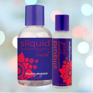 Sliquid Swirl Naturals Strawberry Pomegranate Flavored Lubricant 🍓