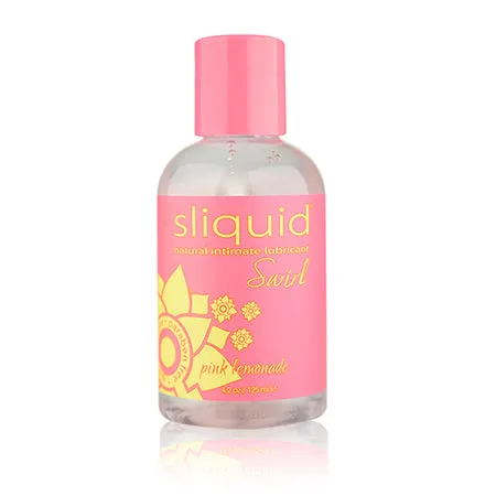 Sliquid Swirls Water Based Flavoured Lubricant - Pink Lemonade