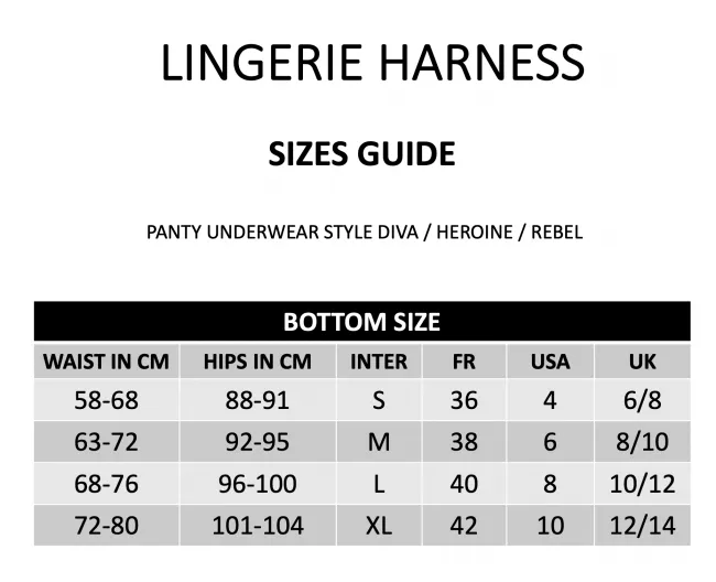 Strap On Me Harness Lingerie Heroine