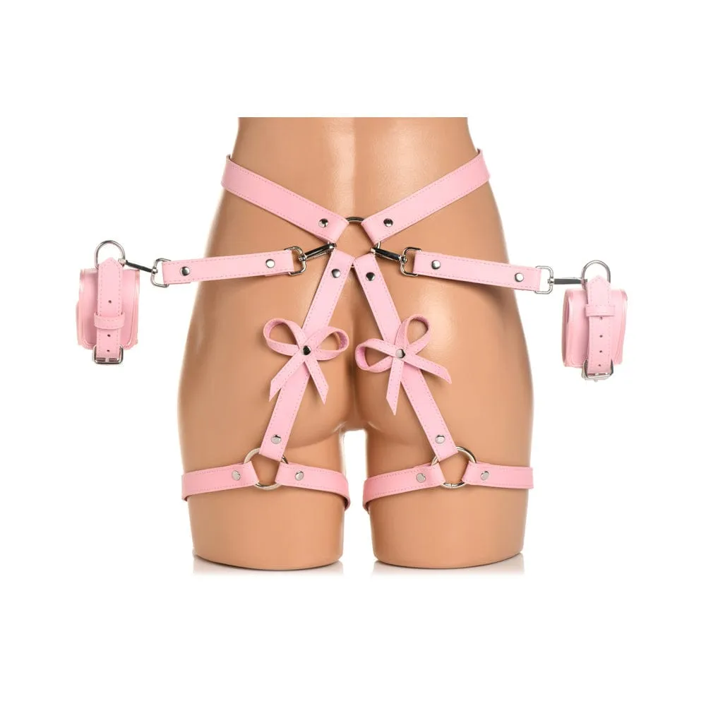 Strict Bondage Harness with Bows M/L