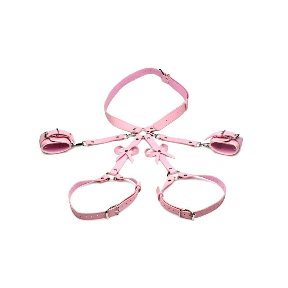 Strict Bondage Harness with Bows M/L