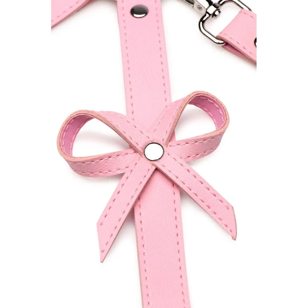 Strict Bondage Harness with Bows M/L