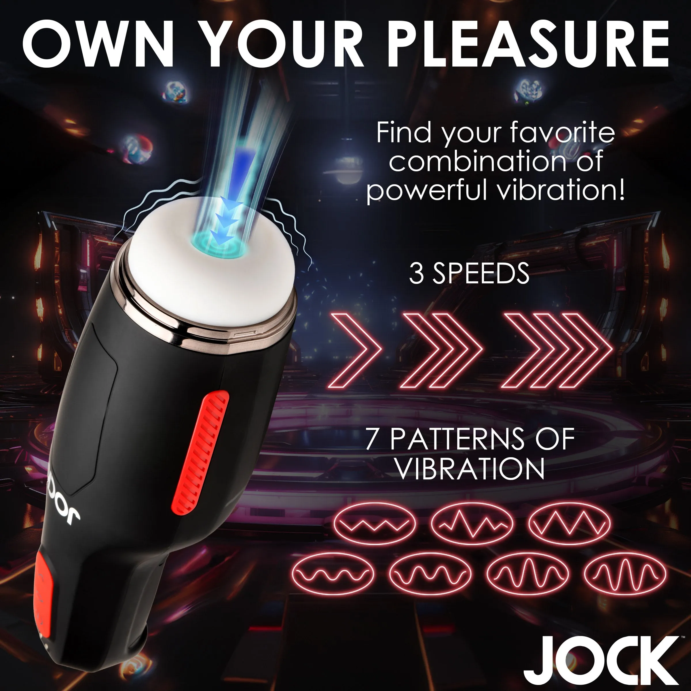Sucking And Vibrating Masturbator