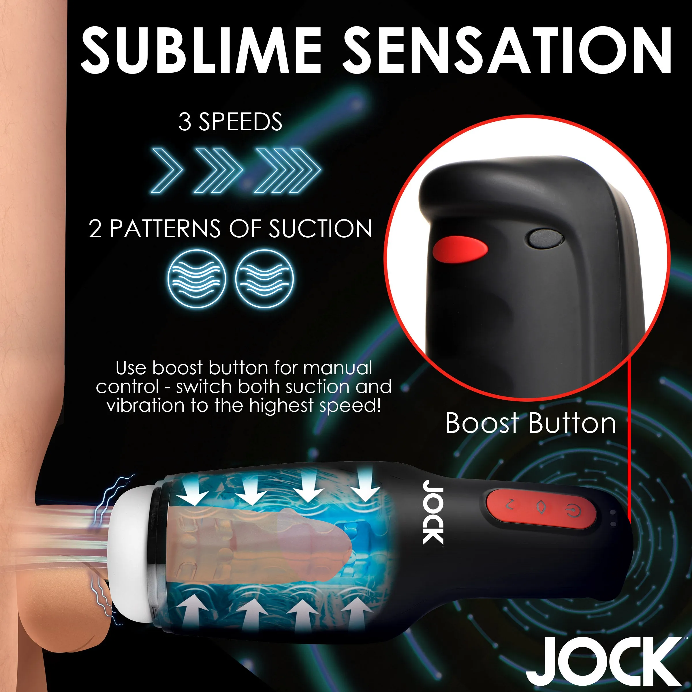 Sucking And Vibrating Masturbator