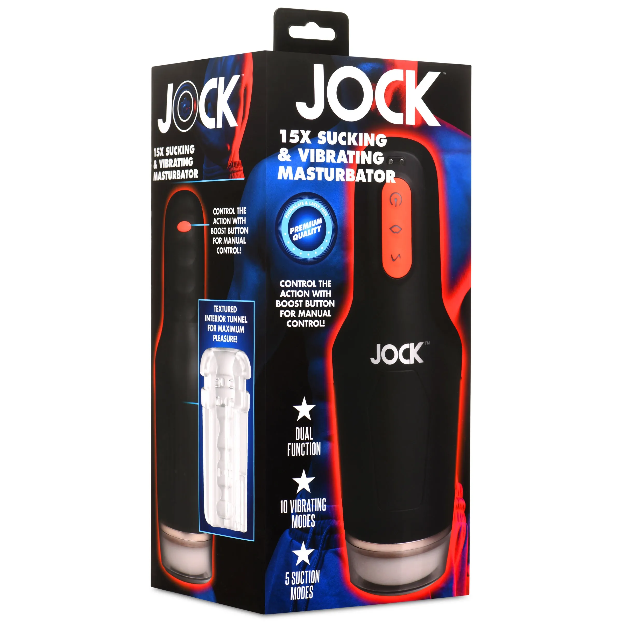 Sucking And Vibrating Masturbator