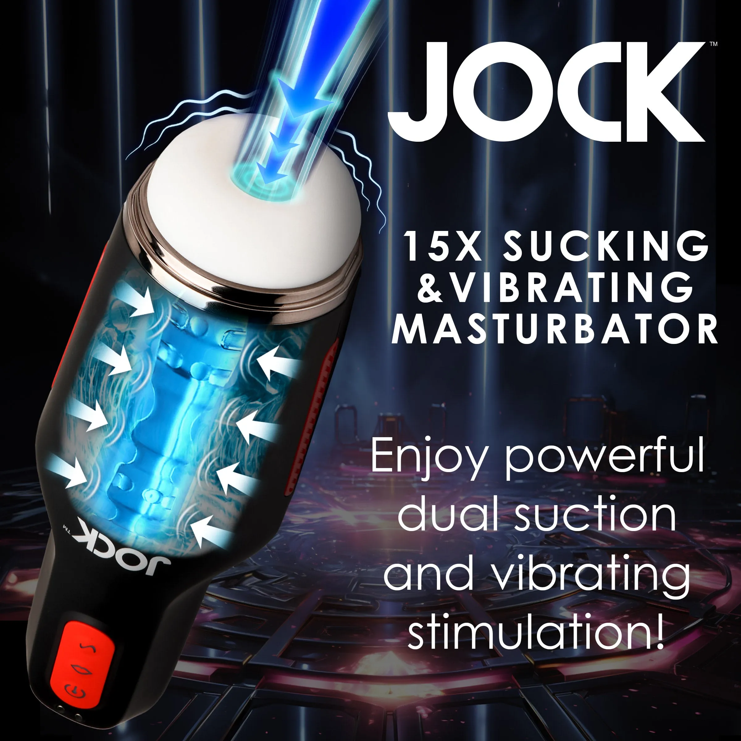 Sucking And Vibrating Masturbator