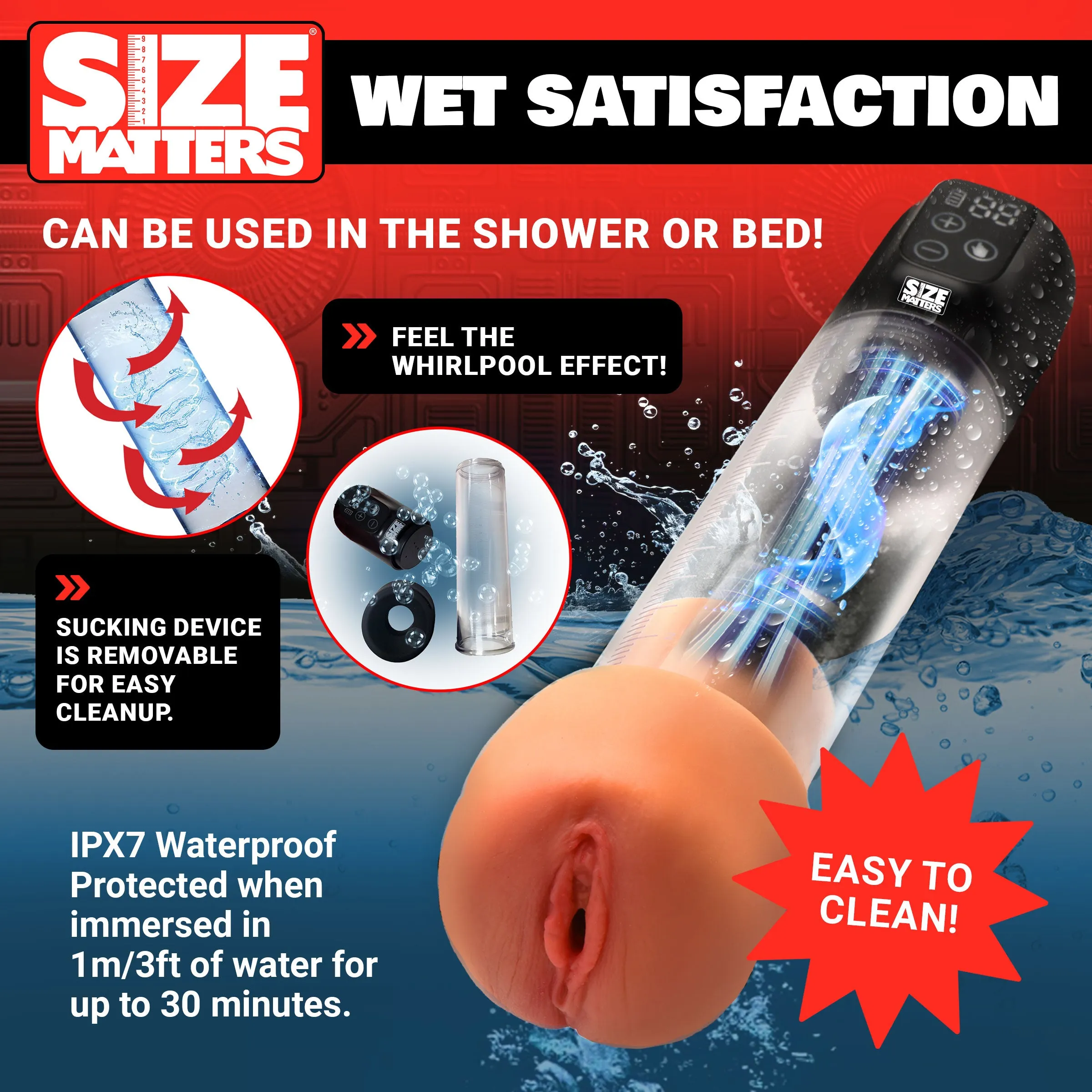 Sucking Penis Pump w/ Attachments