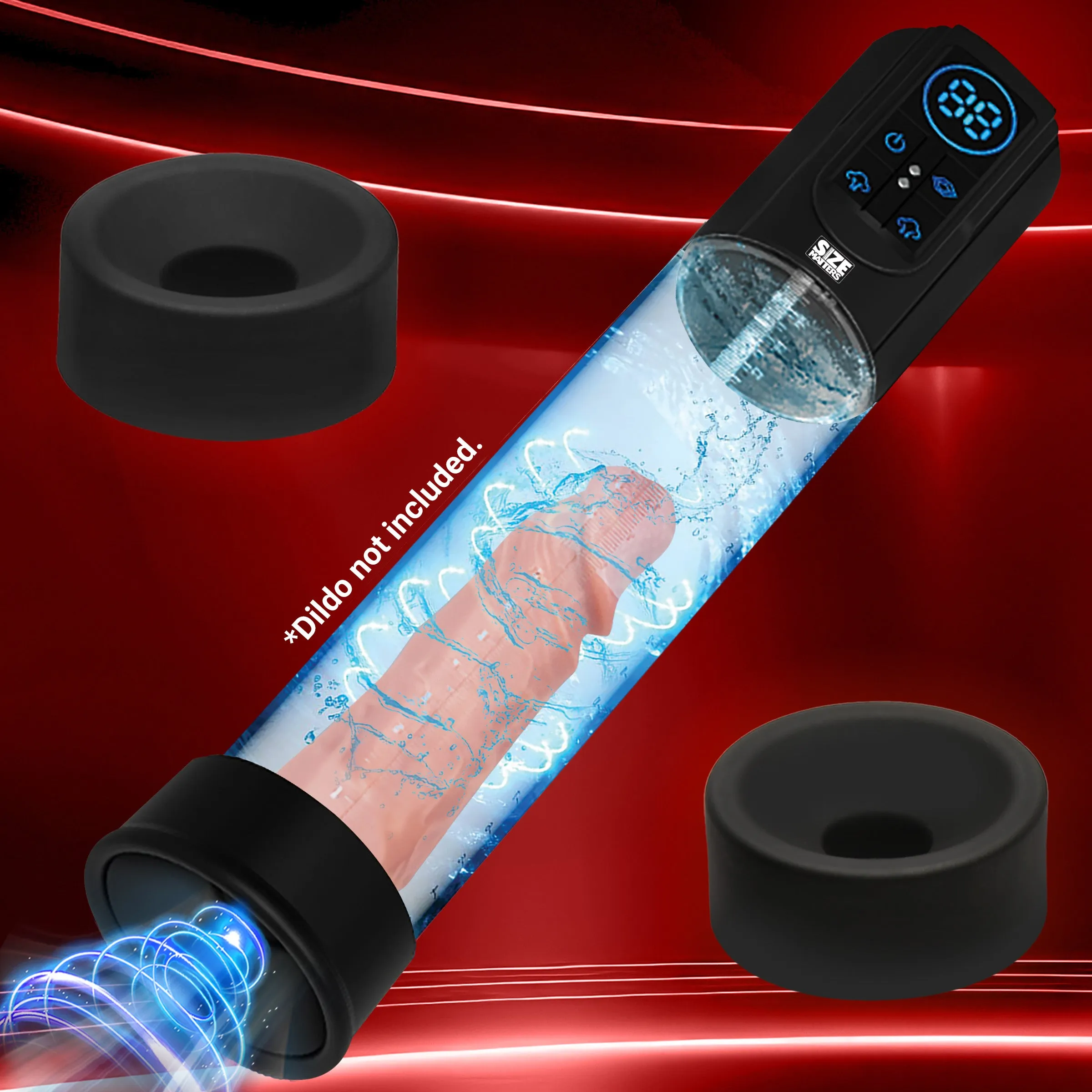 Sucking Penis Pump w/ Digital Display
