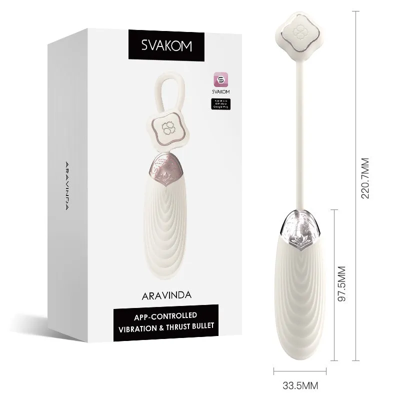 SVAKOM Milian Thrusting Bullet Vibrator App-Controlled
