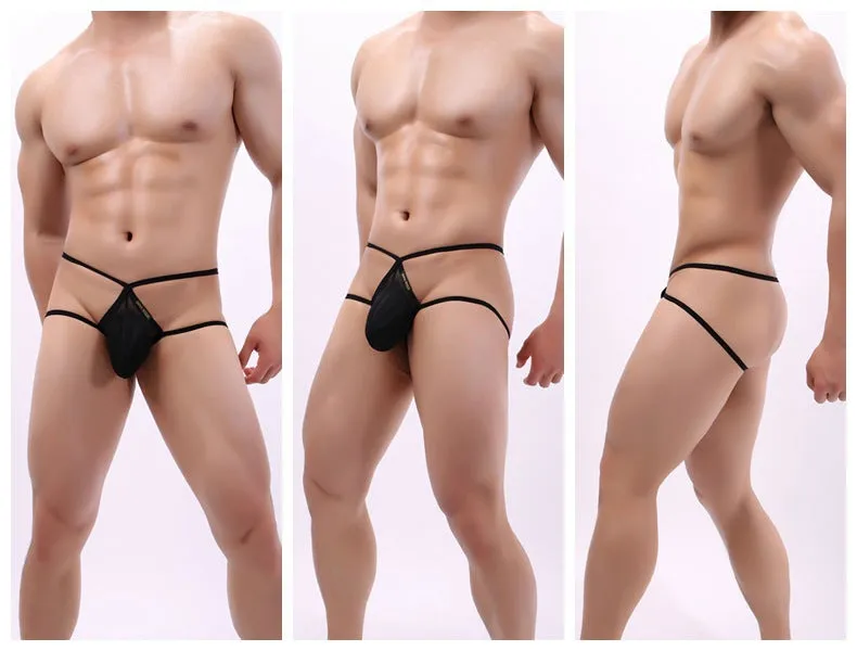 T-shaped Sexy Thin Strap High Elastic Pants