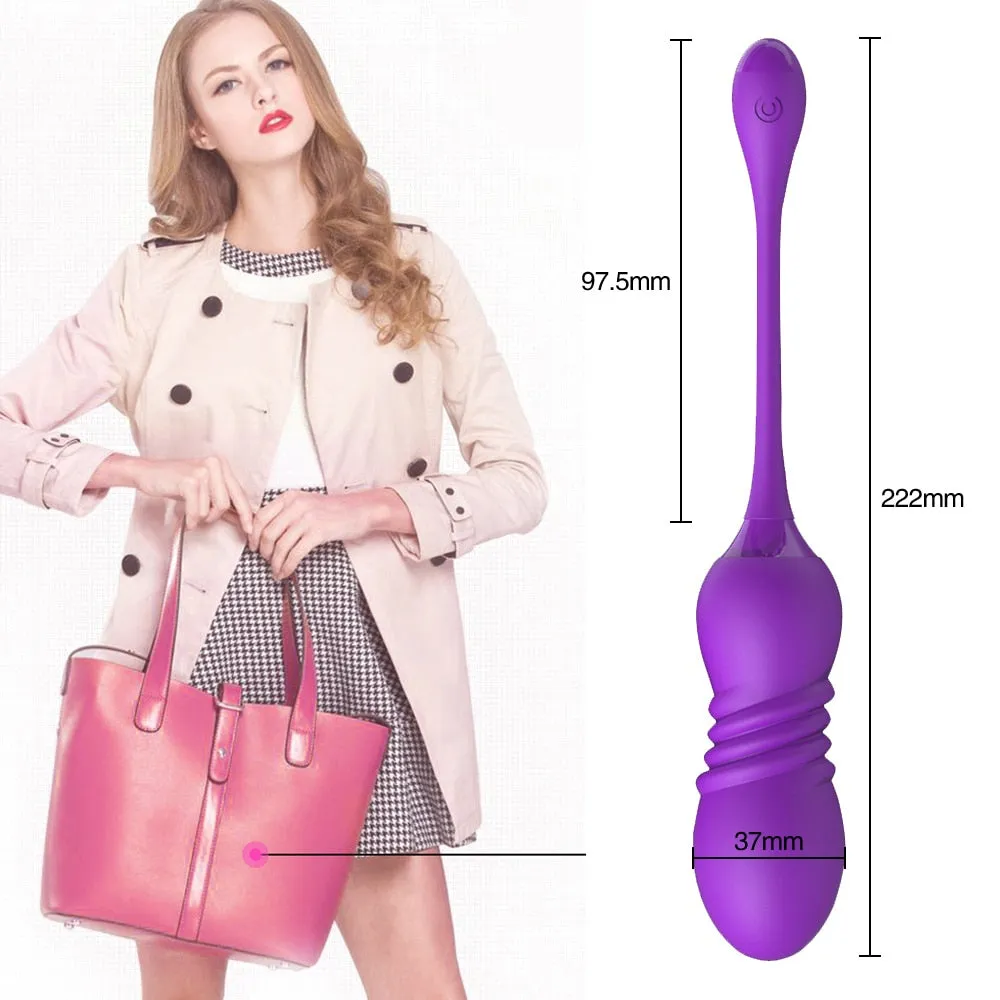 Telescopic Dildo Remote Control Vibrators for Women