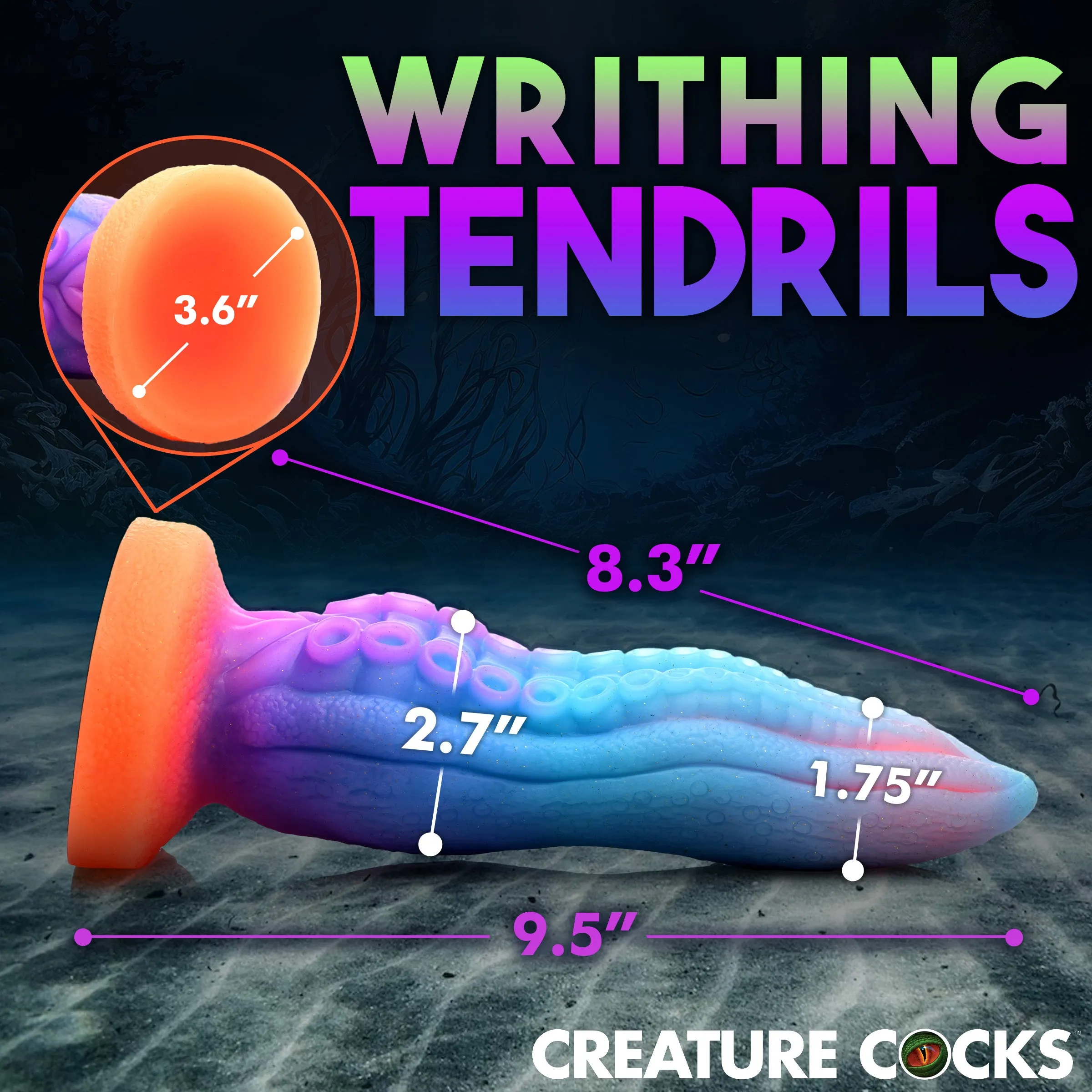 Tentacle Glow In The Dark Dildo
