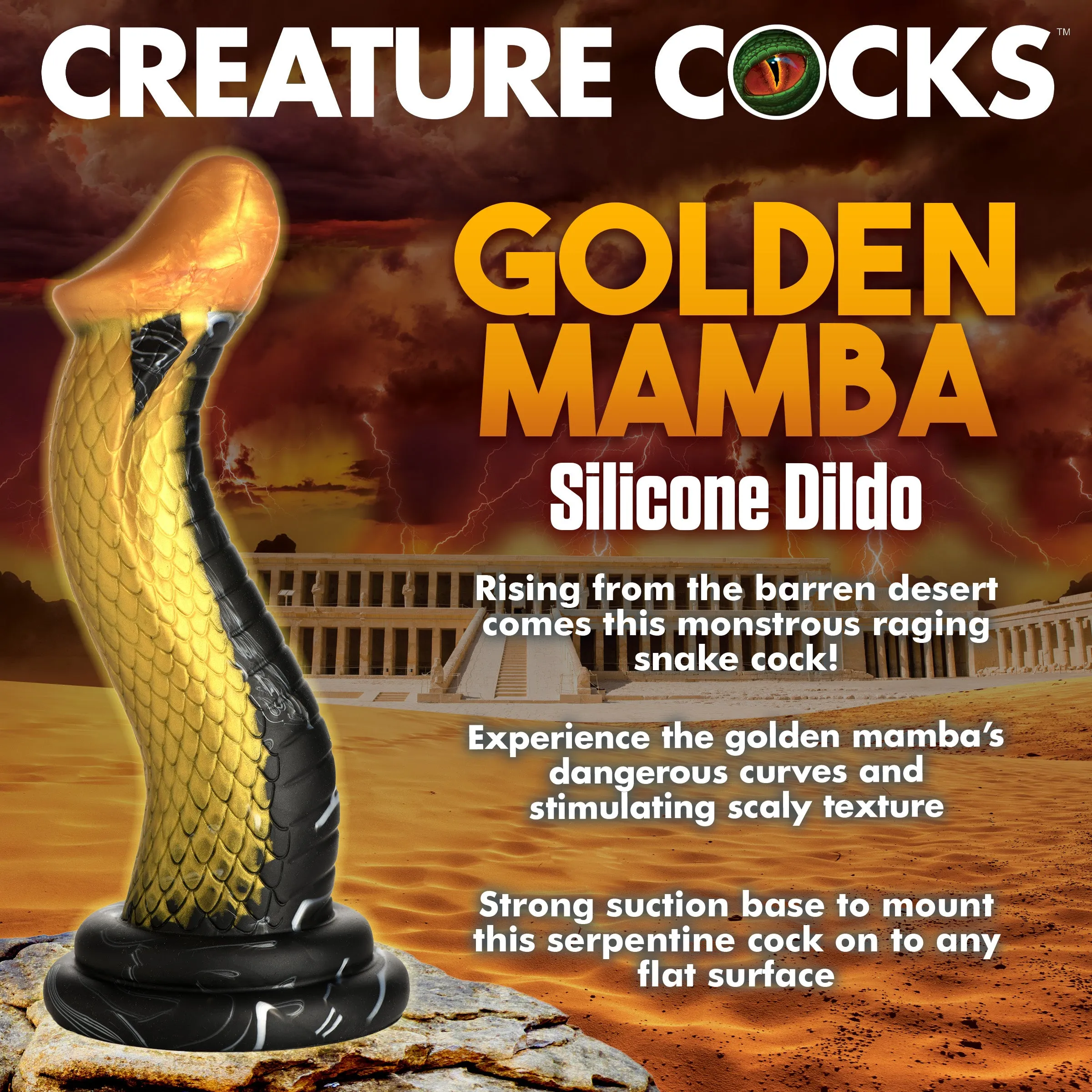 The Golden Snake Dildo