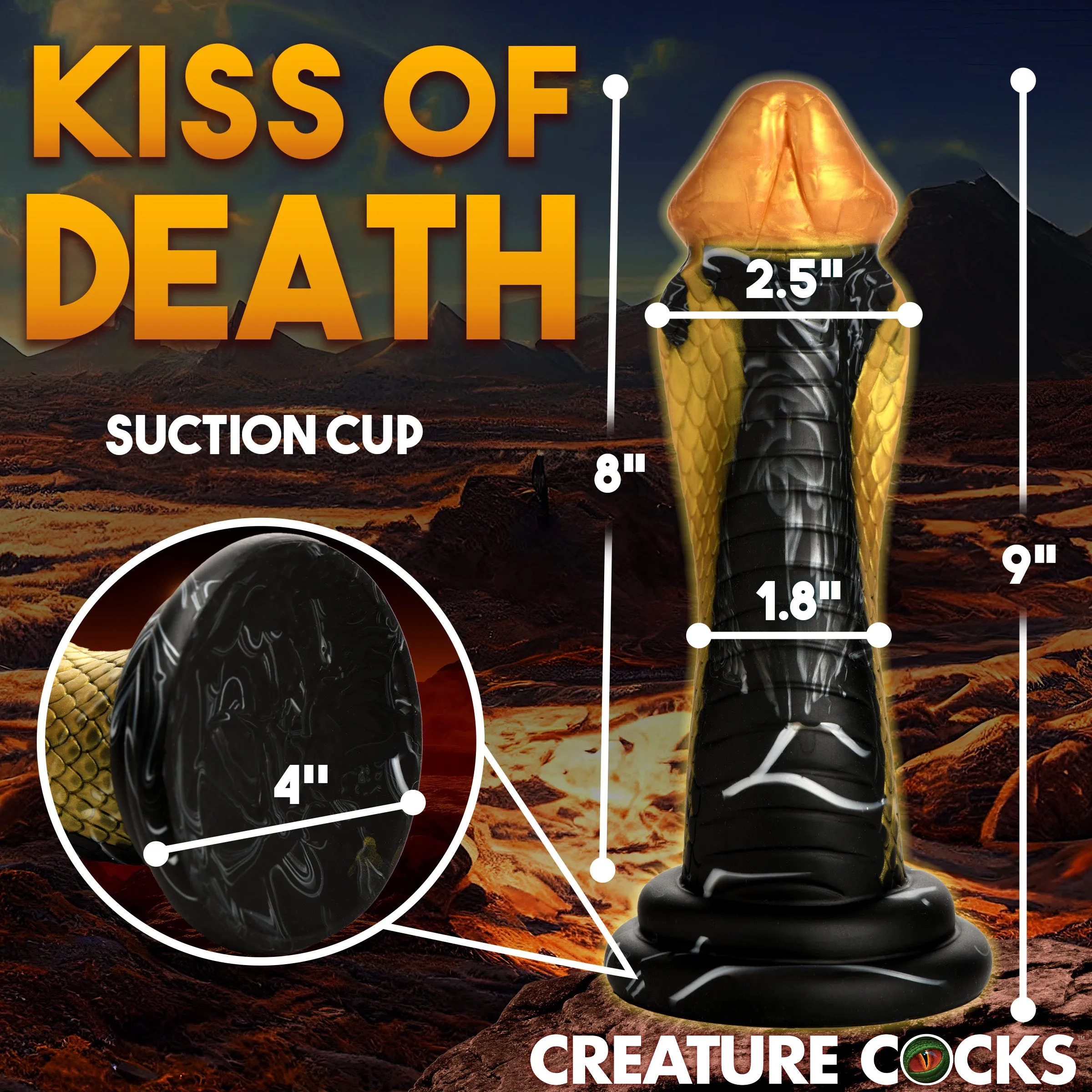 The Golden Snake Dildo