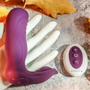 The Velvet Hammer Thrusting Hands-Free Dual Stimulation Vibrator