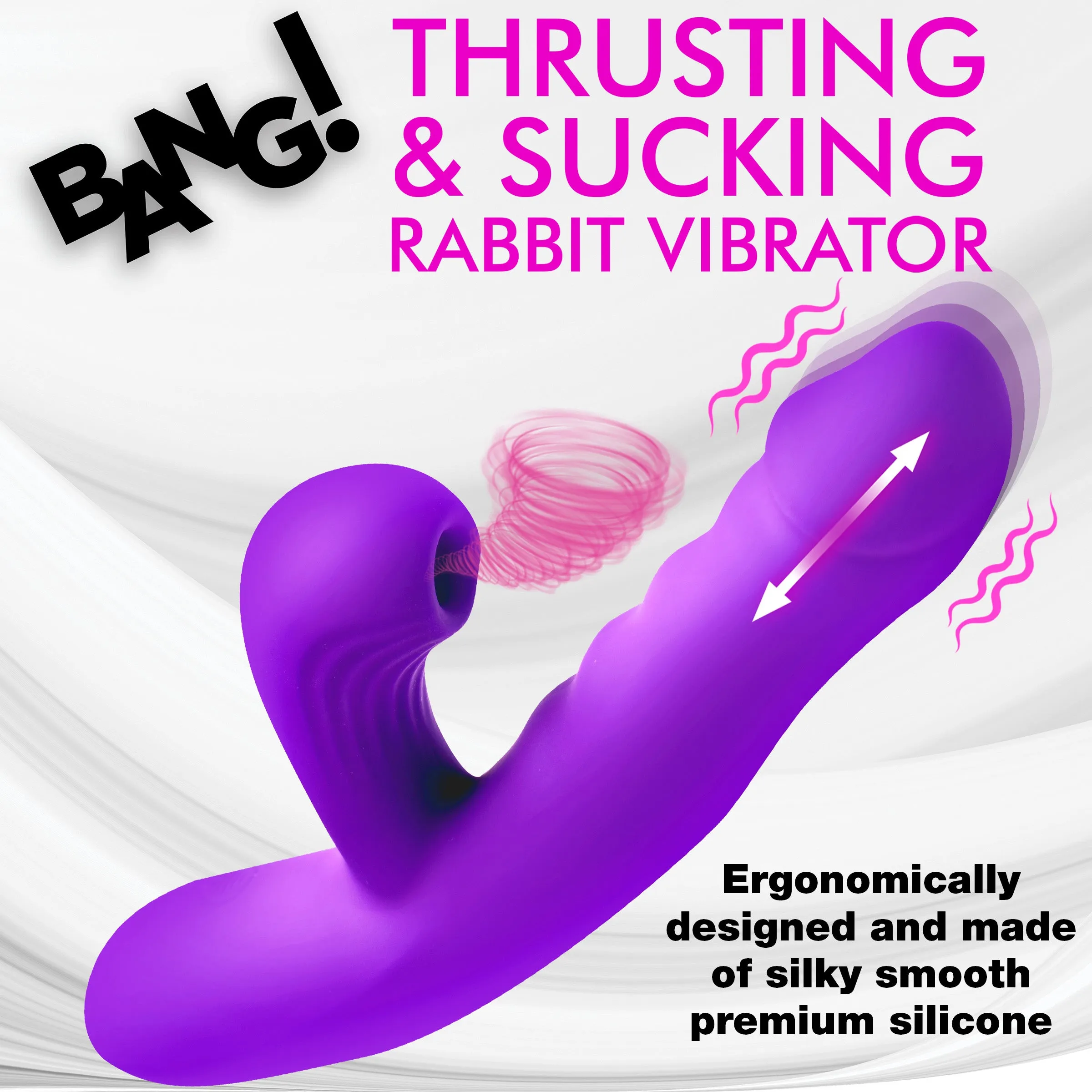 Thrusting And Sucking Rabbit Vibrator