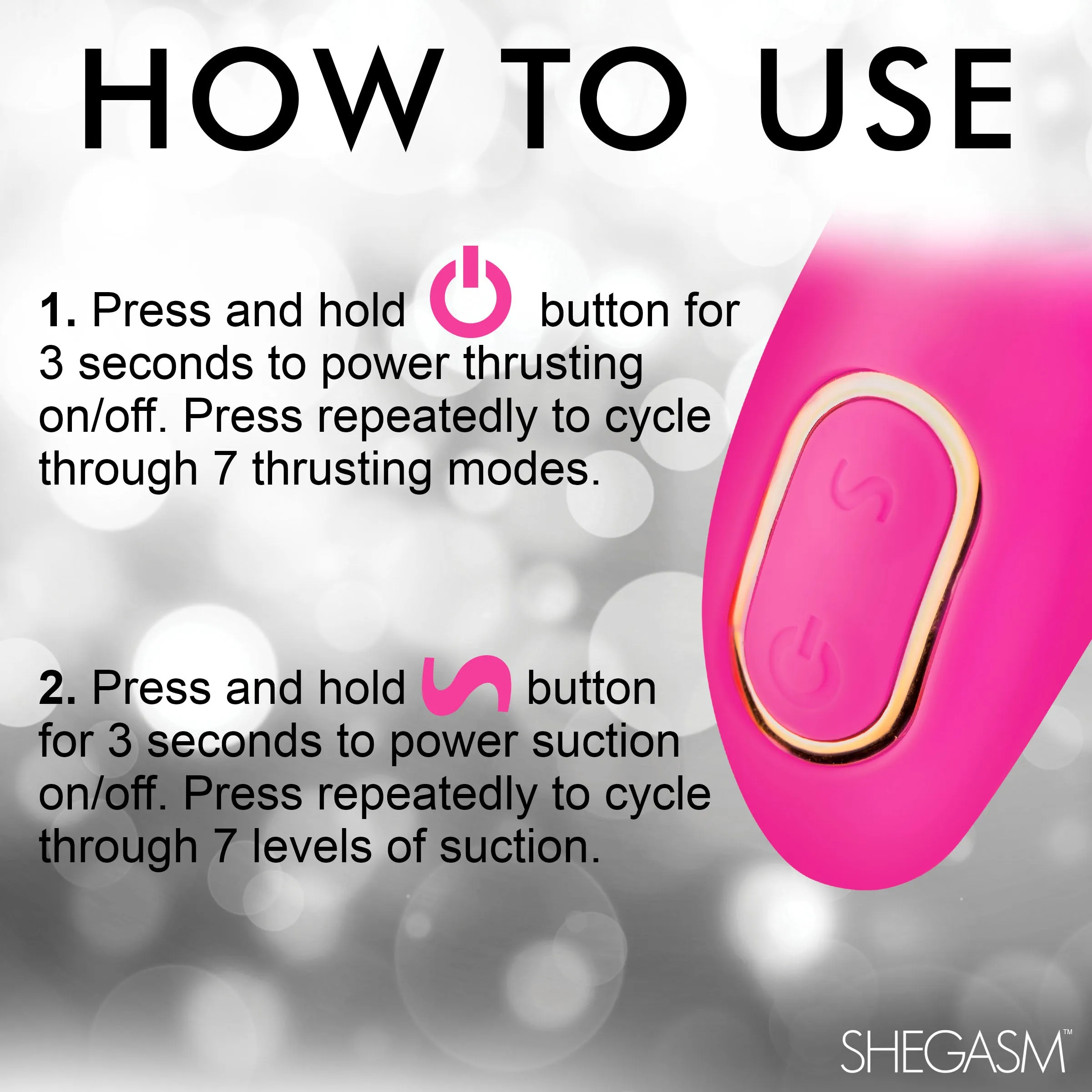 Thrusting Suction Rabbit Vibrator