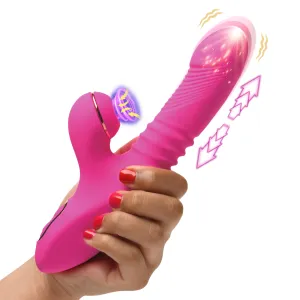 Thrusting Suction Rabbit Vibrator