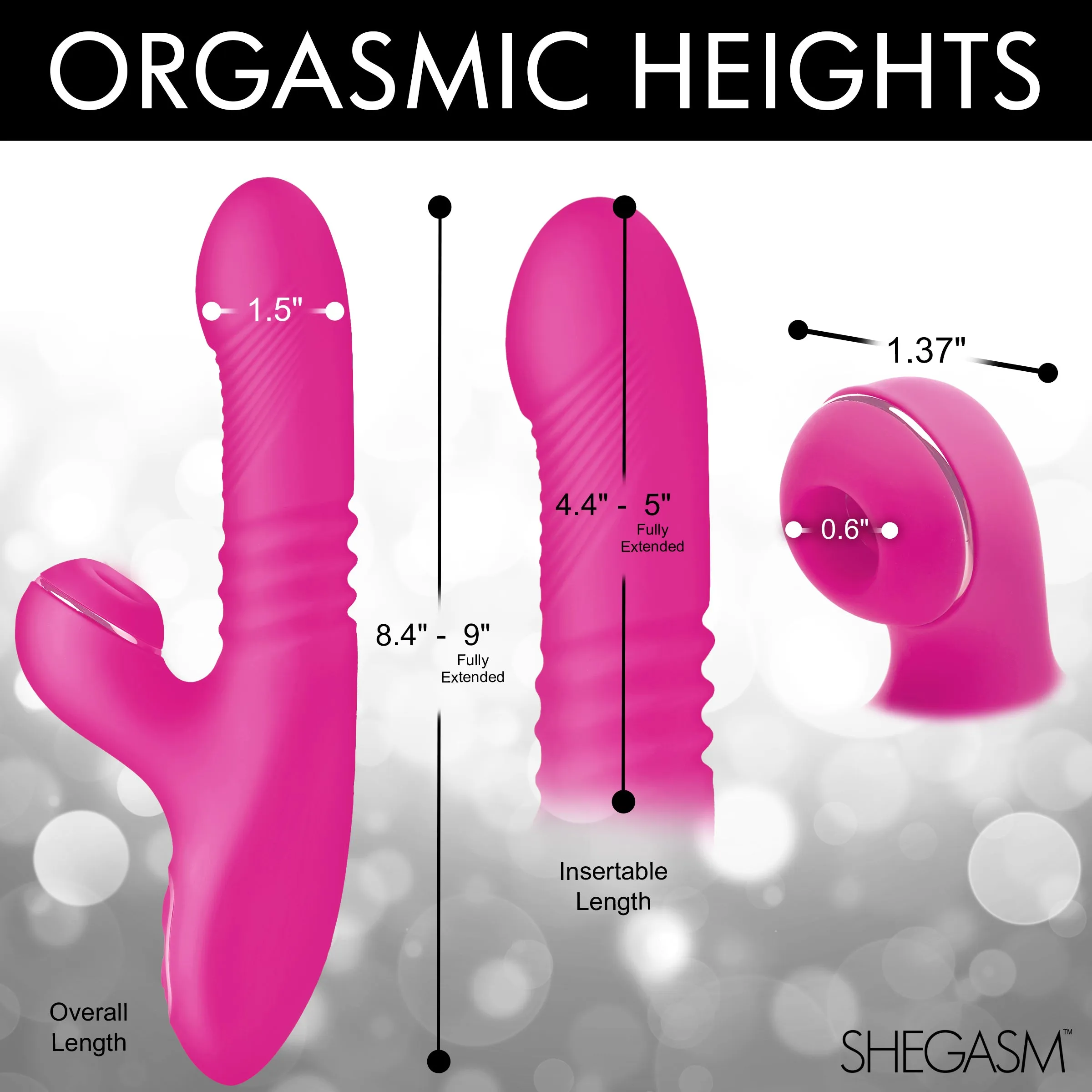Thrusting Suction Rabbit Vibrator