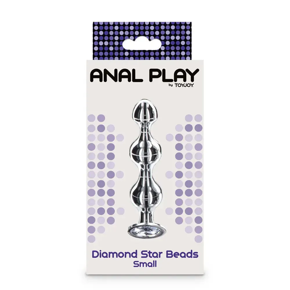 Toy Joy Metal Stainless Steel Small Diamond Star Beads