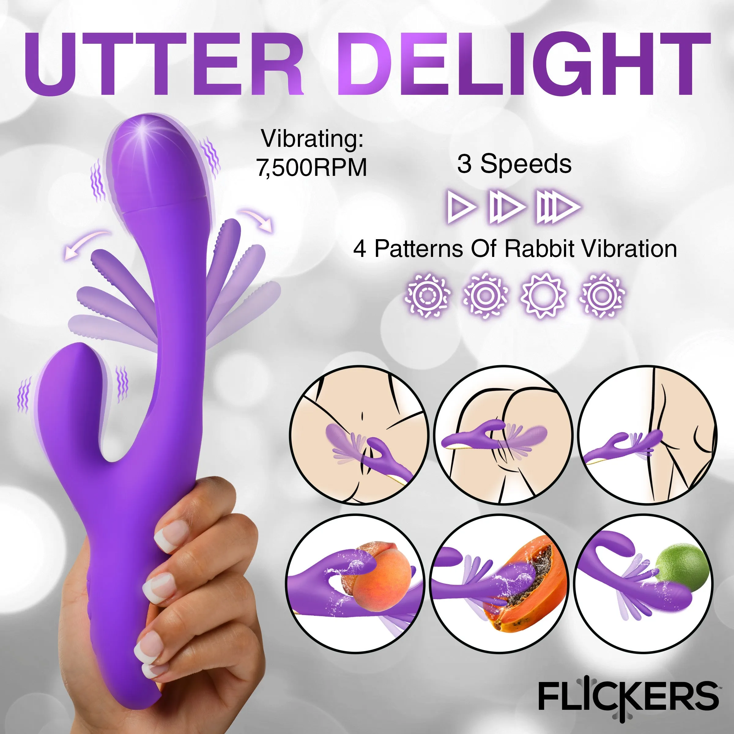 Tri Flick Rabbit Vibrator