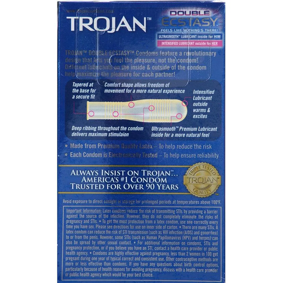Trojan Double Ecstasy Condoms