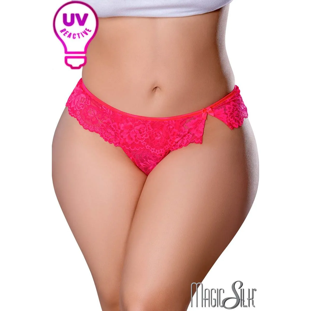 UV Lace Thong by Magic Silk