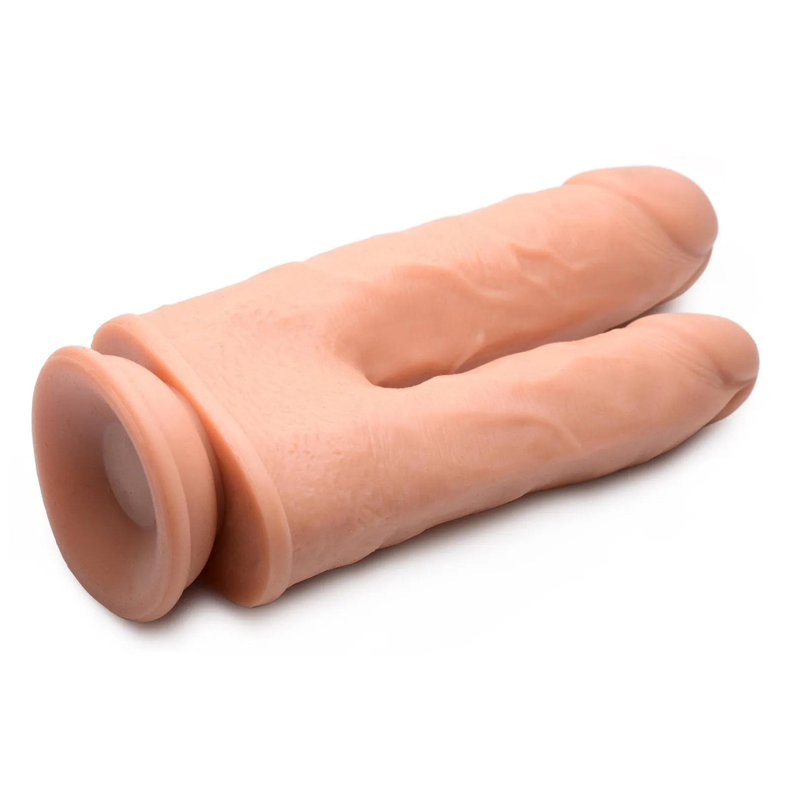Vibrating And Rotating Remote Control Silicone Double Dildo