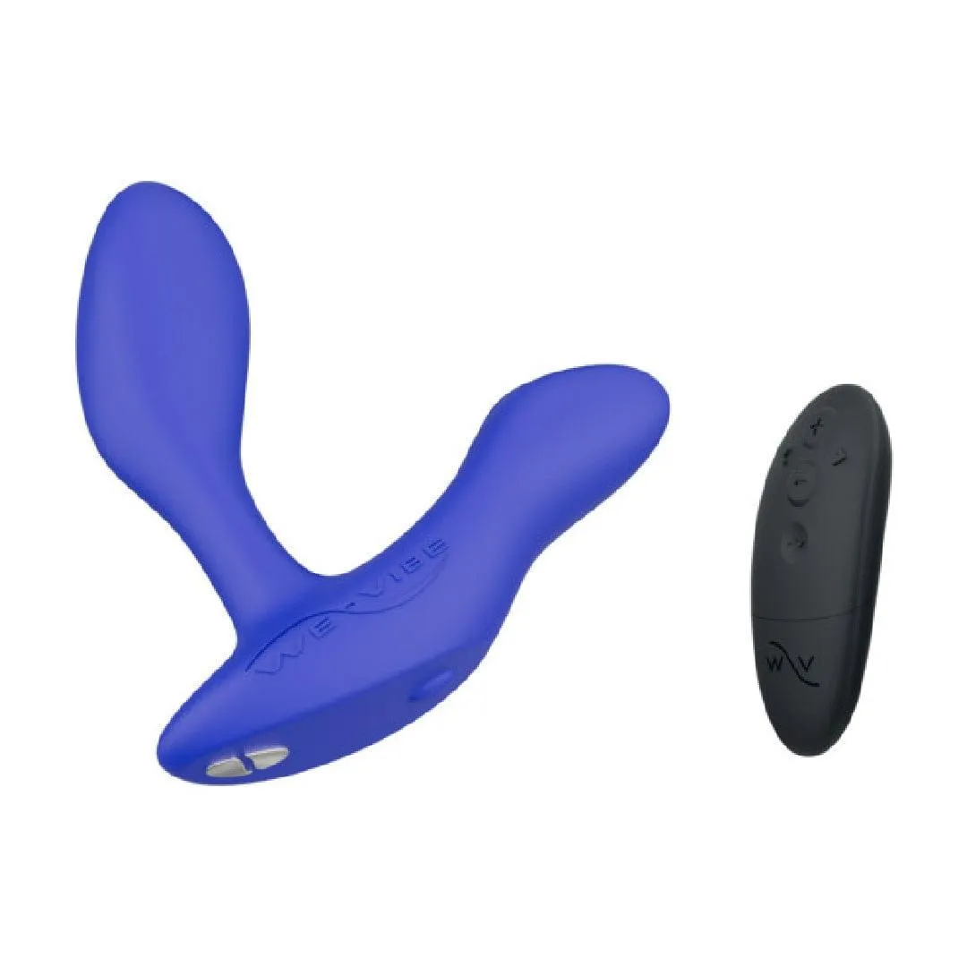 We-Vibe Vector  App Controlled Adjustable Prostate Massager - Blue