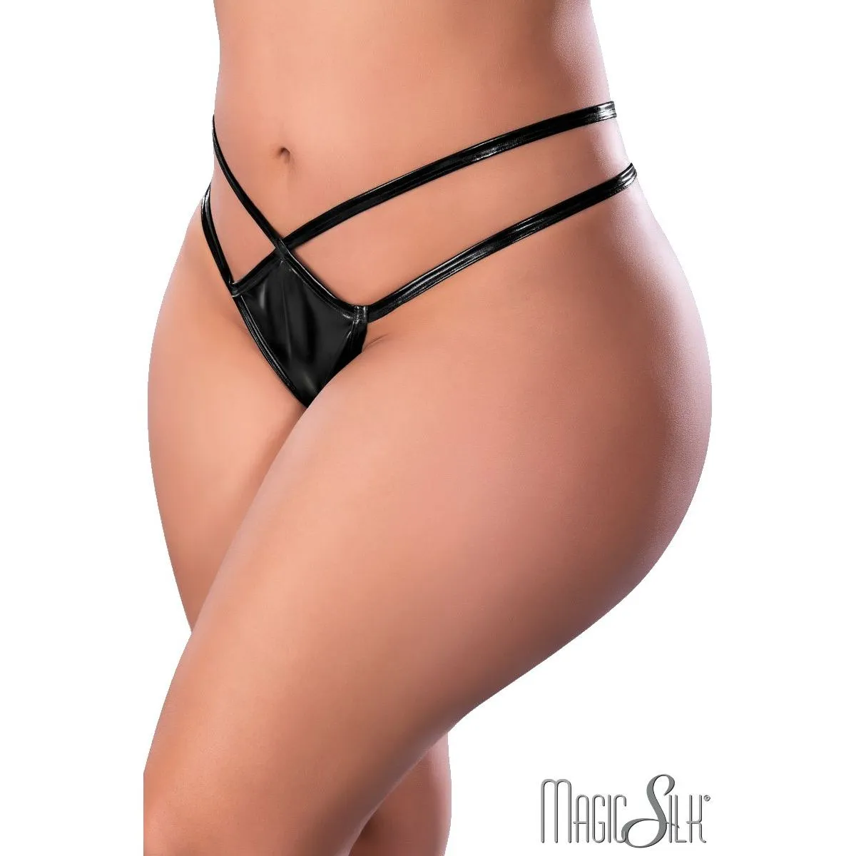 Wet Look G-String by Magic Silk