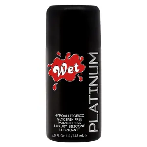 Wet Platinum Luxury Silicone Lubricant 5oz