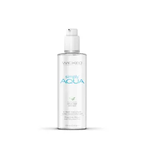 Wicked Simply Aqua Water Based Lubricant 4 oz