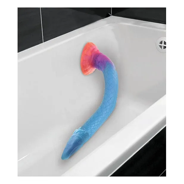 XR - Creature Cocks Glow in the Dark Makara Silicone Snake Dildo 18 (Multi Colour)